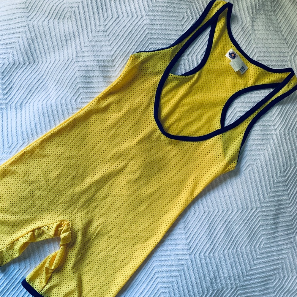 American Jock Mesh Wrestling Singlet